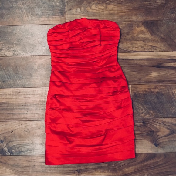 express red ruched dress Metallic Mesh Fold Over Off The Shoulder Ruched Midi Dress